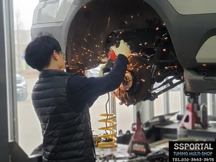 기아자동차 모하비 승차감과 제동력 튜닝 만도스타일리쉬 6P,4P,무본일체형서스펜션 인스톨 / 평택, 안성, 오산