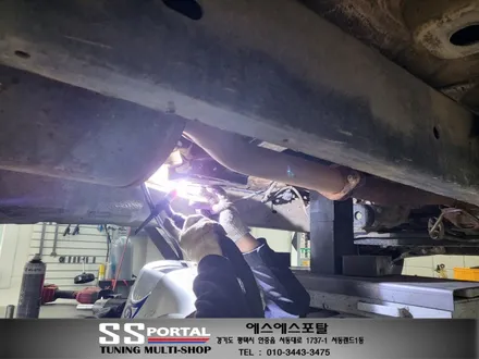 코란도스포츠 승차감 튜닝 오프엑스 서스펜션,빅풋스프링2인치+3인치적용,레트럴바,브레이크 호스연장,2번언더커버,다그3+,휠타이어교체,샤프트다운 작업 / 평택, 안성, 오산