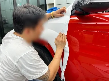 현대 캐스퍼 무광 화이트 전체 랩핑 시공  / 부산랩핑/부산PPF/기장랩핑/해운대랩핑/동부산랩핑/부산스탠스 / 부산 기장