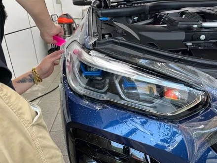 BMW X6 M50i 헤드라이트 도어컵 도어엣지 PPF + 외부 디테일링 코스 부산 PPF / 기장 PPF / 해운대 PPF / 송정 PPF / 부산 스탠스 / 부산 기장