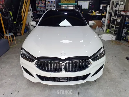 BMW 840i 사틴블랙 전체랩핑 / 크롬지우기 - 분당랩핑/판교랩핑/성남랩핑/스탠스(STANCE) / 성남시 수정구 사송동