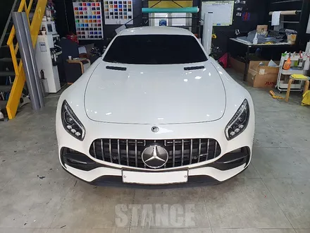 AMG GT 쿨그레이 전체랩핑 - 성남자동차랩핑/분당랩핑/판교랩핑/스탠스(STANCE) / 성남시 수정구 사송동