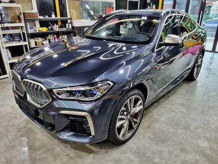 BMW X6 사틴 블랙 무광 전체 랩핑! 스탠스(STANCE)랩핑 성남/분당/판교 랩핑 / 성남시 수정구 사송동