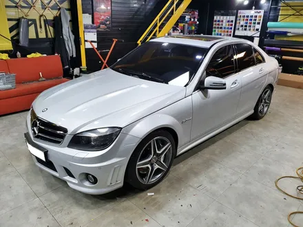 벤츠 C63 AMG 사틴 그레이 전체 랩핑 / 성남 / 분당 랩핑 / 판교 랩핑 / 고등동 랩핑 / 스탠스 (STANCE) / 성남시 수정구 사송동