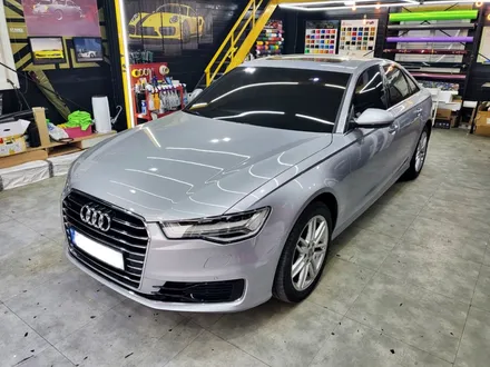 아우디 A6 유광 화이트 고광택 LB 필름 전체 랩핑 / 분당 랩핑 / 성남 랩핑 / 판교 랩핑 / 스탠스 (STANCE) / 성남시 수정구 사송동