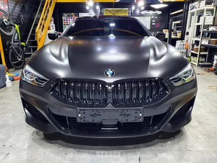 BMW 840i 사틴블랙 전체랩핑 / 크롬지우기 - 분당랩핑/판교랩핑/성남랩핑/스탠스(STANCE) / 성남시 수정구 사송동