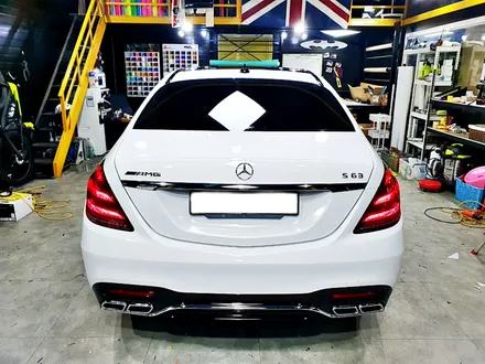 벤츠 S63 AMG 화이트 유광 전체 카스킨! 성남/분당/판교/스탠스랩핑 / 성남시 수정구 사송동