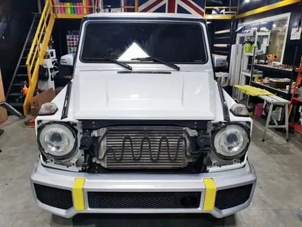 벤츠 G바겐 63AMG 유광 화이트 전체 랩핑 / 분당 랩핑 / 판교 랩핑 / 성남 랩핑 / 스탠스 (STANCE) / 성남시 수정구 사송동