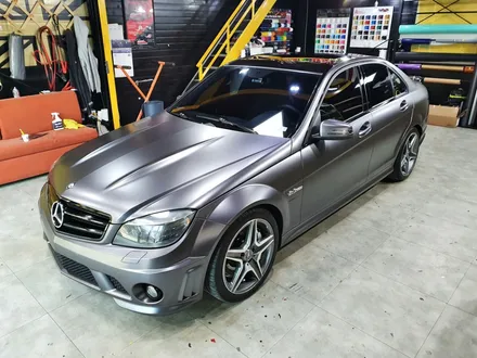 벤츠 C63 AMG 사틴 그레이 전체 랩핑 / 성남 / 분당 랩핑 / 판교 랩핑 / 고등동 랩핑 / 스탠스 (STANCE) / 성남시 수정구 사송동