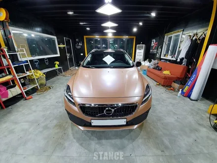 볼보 V40 cc 카라멜로스터 전체랩핑 - 판교자동차랩핑/분당랩핑/성남랩핑/스탠스(STANCE) / 성남시 수정구 사송동