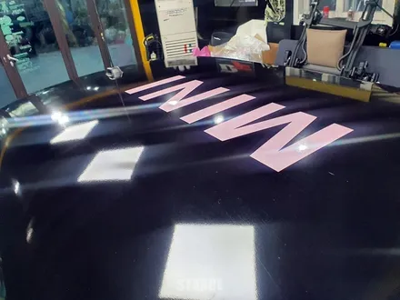 미니쿠퍼 블랙펄 전체랩핑 / 핑크핑크 포인트데칼 랩핑 - 성남자동차랩핑/분당랩핑/판교랩핑/스탠스(STANCE) / 성남시 수정구 사송동