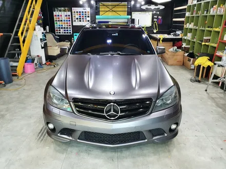 벤츠 C63 AMG 사틴 그레이 전체 랩핑 / 성남 / 분당 랩핑 / 판교 랩핑 / 고등동 랩핑 / 스탠스 (STANCE) / 성남시 수정구 사송동