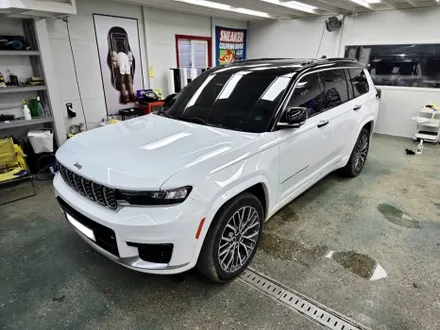 그랜드 체로키 L 블랙 컬러 PPF 루프스킨 / 루프랙 / 도어 케치 PPF 시공 / 스탠스 ( STANCE ) / 성남시 수정구 사송동