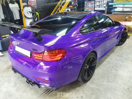 BMW M4 바이올렛 전체랩핑 - 판교자동차랩핑/성남랩핑/스탠스랩핑 / 성남시 수정구 사송동