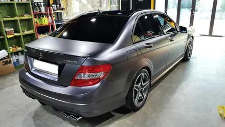 벤츠 C63 AMG 사틴 그레이 전체 랩핑 / 성남 / 분당 랩핑 / 판교 랩핑 / 고등동 랩핑 / 스탠스 (STANCE) / 성남시 수정구 사송동