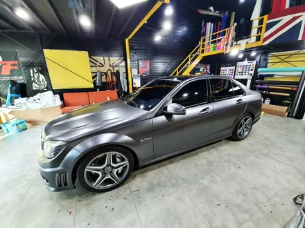 벤츠 C63 AMG 사틴 그레이 전체 랩핑 / 성남 / 분당 랩핑 / 판교 랩핑 / 고등동 랩핑 / 스탠스 (STANCE) / 성남시 수정구 사송동