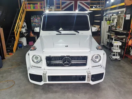 벤츠 G바겐 63AMG 유광 화이트 전체 랩핑 / 분당 랩핑 / 판교 랩핑 / 성남 랩핑 / 스탠스 (STANCE) / 성남시 수정구 사송동
