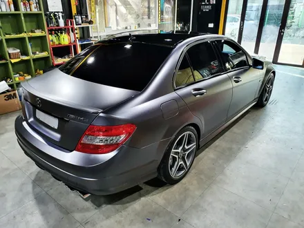 벤츠 C63 AMG 사틴 그레이 전체 랩핑 / 성남 / 분당 랩핑 / 판교 랩핑 / 고등동 랩핑 / 스탠스 (STANCE) / 성남시 수정구 사송동