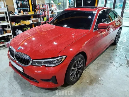 BMW 320i 사틴그레이 전체랩핑 - 성남랩핑/분당자동차랩핑/판교랩핑/스탠스(STANCE) / 성남시 수정구 사송동