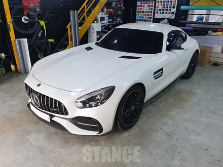 AMG GT 쿨그레이 전체랩핑 - 성남자동차랩핑/분당랩핑/판교랩핑/스탠스(STANCE) / 성남시 수정구 사송동
