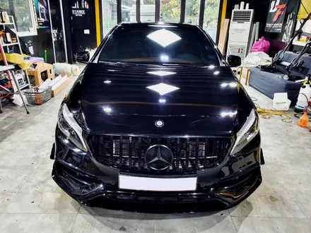 벤츠 A45 AMG 샤틴 오렌지 전체 카스킨! 성남/분당/판교 스탠스랩핑 / 성남시 수정구 사송동