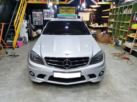 벤츠 C63 AMG 사틴 그레이 전체 랩핑 / 성남 / 분당 랩핑 / 판교 랩핑 / 고등동 랩핑 / 스탠스 (STANCE) / 성남시 수정구 사송동