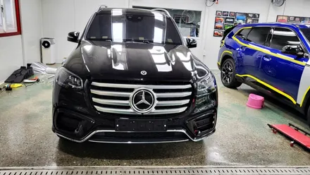 벤츠 GLS 450D 나이트 패키지 / 크롬 딜리트 / 테일램프 스모그 필름 시공 / 스탠스 ( STANCE ) / 성남시 수정구 사송동