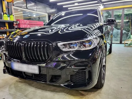 BMW X5 LB 고광택 필름 유광 블랙 전체 랩핑 / 성남 랩핑 / 분당 랩핑 / 판교 랩핑 / 스탠스 (STANCE) / 성남시 수정구 사송동