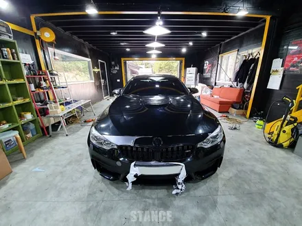 BMW M4 사틴블랙 전체랩핑 - 성남자동차랩핑/분당랩핑/판교랩핑/스탠스(STANCE) / 성남시 수정구 사송동