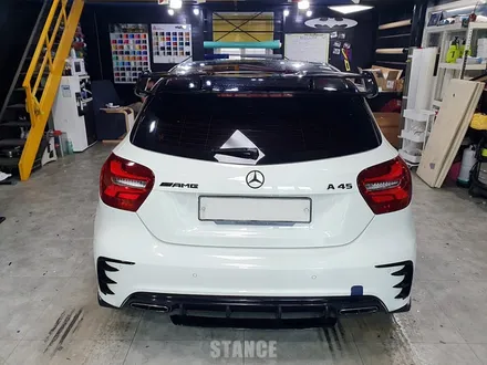 벤츠 A45 AMG 라이트블루 전체랩핑작업 - 스탠스랩핑/성남랩핑/판교랩핑/분당랩핑 / 성남시 수정구 사송동