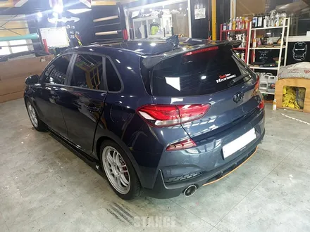 현대 i30 N Line 사틴그레이 전체 랩핑 - 성남자동차랩핑/판교랩핑/분당랩핑/스탠스랩(Stancewrap) / 성남시 수정구 사송동