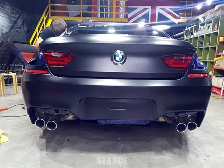 BMW M6 사틴블랙 전체랩핑 - 성남자동차랩핑/분당랩핑/판교랩핑/스탠스(STANCE) / 성남시 수정구 사송동