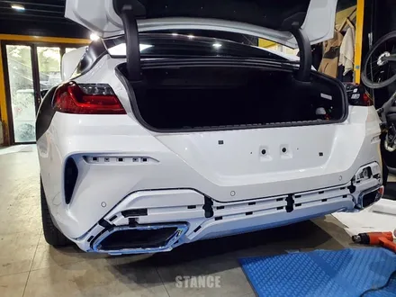 BMW 840i 사틴블랙 전체랩핑 / 크롬지우기 - 분당랩핑/판교랩핑/성남랩핑/스탠스(STANCE) / 성남시 수정구 사송동