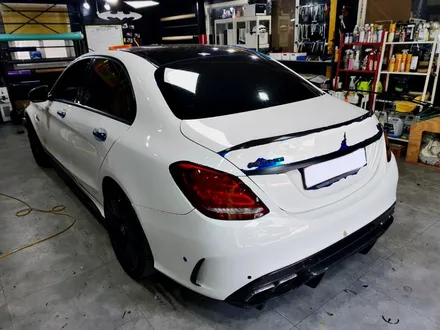 벤츠 C63 AMG 샤틴 블랙 전체랩핑 분당랩핑/판교랩핑/성남랩핑 스탠스(STANCE) / 성남시 수정구 사송동