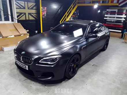 BMW M6 사틴블랙 전체랩핑 - 성남자동차랩핑/분당랩핑/판교랩핑/스탠스(STANCE) / 성남시 수정구 사송동