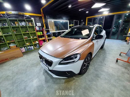볼보 V40 cc 카라멜로스터 전체랩핑 - 판교자동차랩핑/분당랩핑/성남랩핑/스탠스(STANCE) / 성남시 수정구 사송동