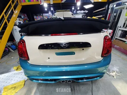 미니쿠퍼 컨버터블 아이보리 전체랩핑 - 성남랩핑/분당랩핑/판교랩핑/스탠스(STANCE) / 성남시 수정구 사송동