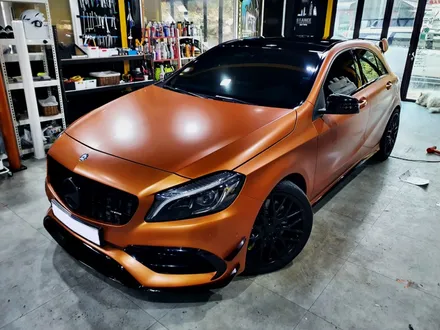 벤츠 A45 AMG 샤틴 오렌지 전체 카스킨! 성남/분당/판교 스탠스랩핑 / 성남시 수정구 사송동