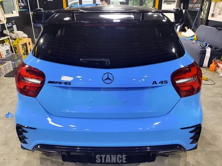 벤츠 A45 AMG 라이트블루 전체랩핑작업 - 스탠스랩핑/성남랩핑/판교랩핑/분당랩핑 / 성남시 수정구 사송동