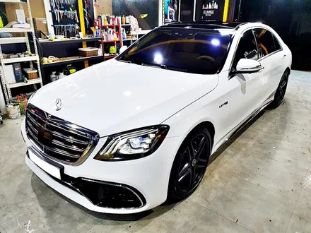 벤츠 S63 AMG 화이트 유광 전체 카스킨! 성남/분당/판교/스탠스랩핑 / 성남시 수정구 사송동