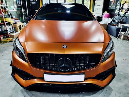 벤츠 A45 AMG 샤틴 오렌지 전체 카스킨! 성남/분당/판교 스탠스랩핑 / 성남시 수정구 사송동