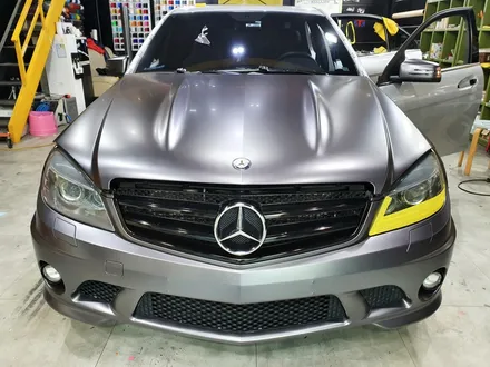 벤츠 C63 AMG 사틴 그레이 전체 랩핑 / 성남 / 분당 랩핑 / 판교 랩핑 / 고등동 랩핑 / 스탠스 (STANCE) / 성남시 수정구 사송동