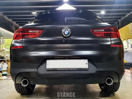 BMW X2 사틴블랙 전체랩핑 - 성남자동차랩핑/분당랩핑/판교랩핑/스탠스(STANCE) / 성남시 수정구 사송동
