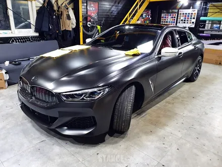BMW 840i 사틴블랙 전체랩핑 / 크롬지우기 - 분당랩핑/판교랩핑/성남랩핑/스탠스(STANCE) / 성남시 수정구 사송동