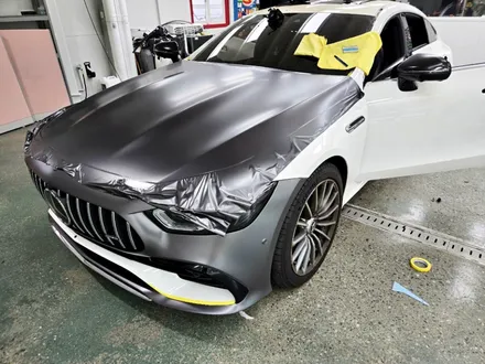 벤츠 GT43 샤틴 그레이 전체 랩핑 시공 / 성남 랩핑 / 분당 랩핑 / 판교 랩핑 / 스탠스 ( STANCE ) / 성남시 수정구 사송동