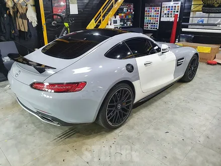 AMG GT 쿨그레이 전체랩핑 - 성남자동차랩핑/분당랩핑/판교랩핑/스탠스(STANCE) / 성남시 수정구 사송동