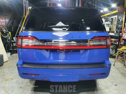 링컨 네비게이터 블루컬러 전체랩핑 - 성남랩핑/분당랩핑/판교랩핑/스탠스(STANCE) / 성남시 수정구 사송동