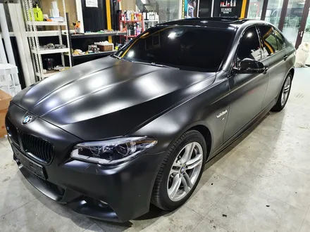 BMW 520D 무광 블랙 전체 랩핑 / 분당랩핑 / 판교랩핑 / 성남랩핑 / 스탠스 (STANCE) / 성남시 수정구 사송동