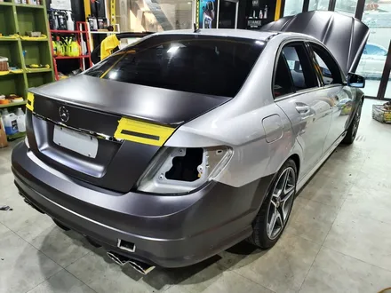 벤츠 C63 AMG 사틴 그레이 전체 랩핑 / 성남 / 분당 랩핑 / 판교 랩핑 / 고등동 랩핑 / 스탠스 (STANCE) / 성남시 수정구 사송동