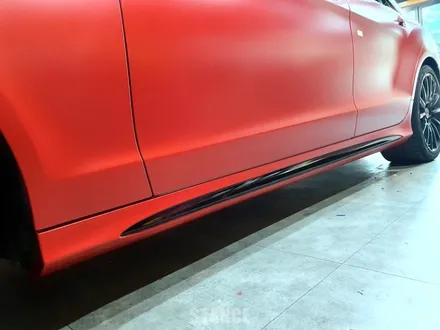 벤츠 CLS 사틴레드 전체랩핑 - 성남자동차랩핑/분당랩핑/판교랩핑/스탠스(STANCE) / 성남시 수정구 사송동